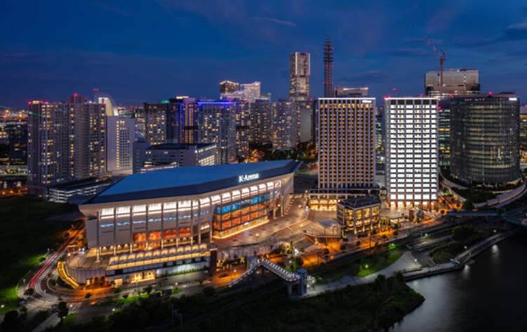 K-Arena横浜周辺の夜景