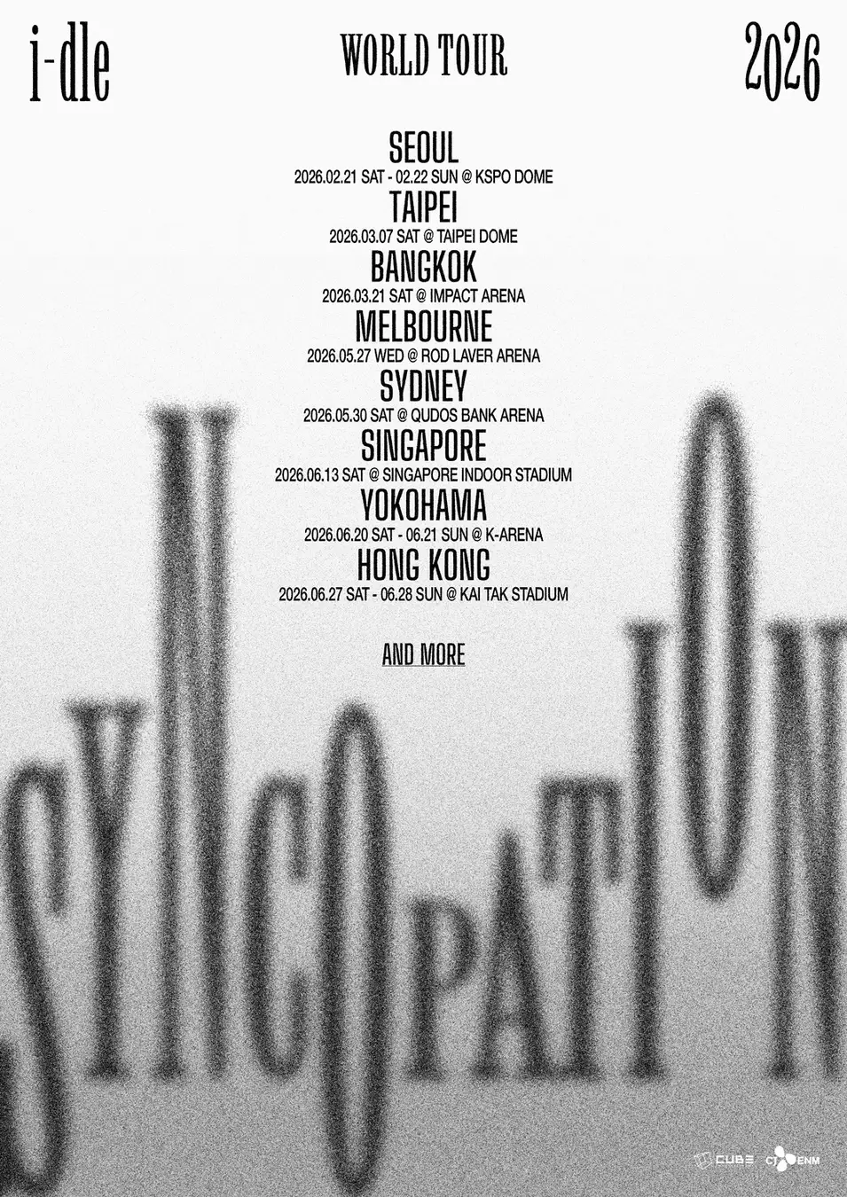 2026 i-dle WORLD TOUR [Syncopation] IN YOKOHAMA